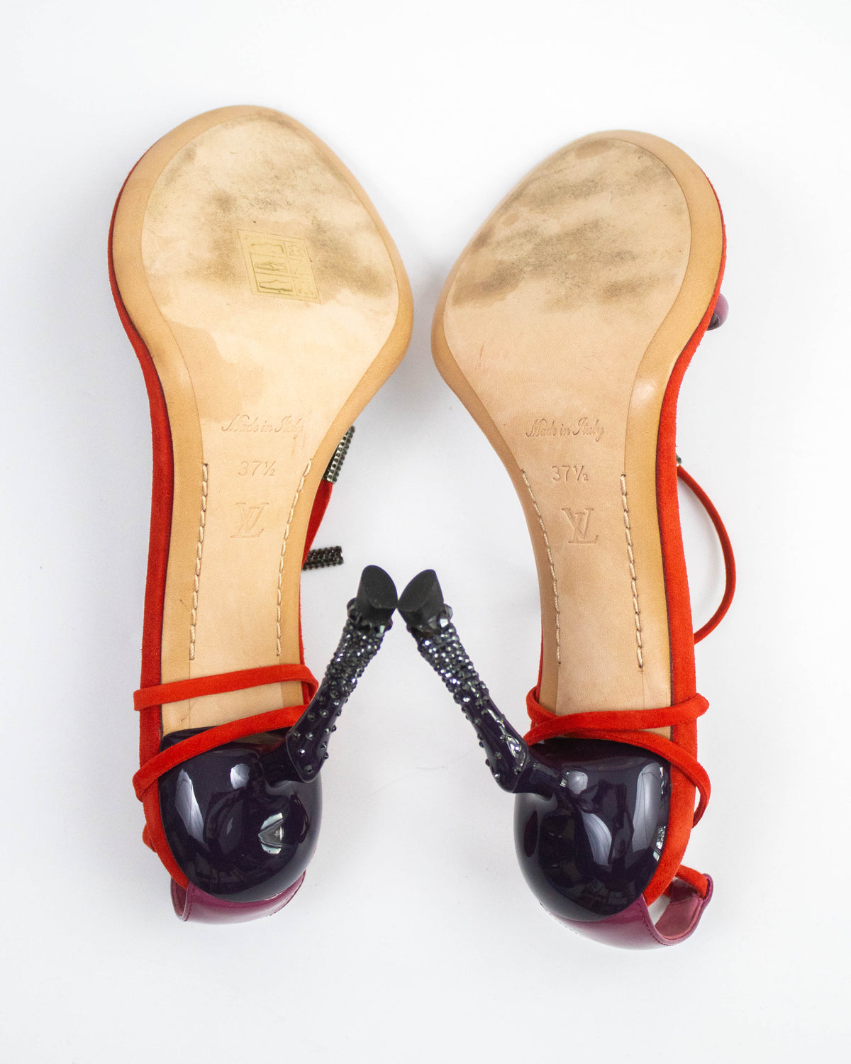 Vintage S/S 2011 Louis Vuitton Hoof Heel Runway Sandals / 37.5 (US 7.5)
