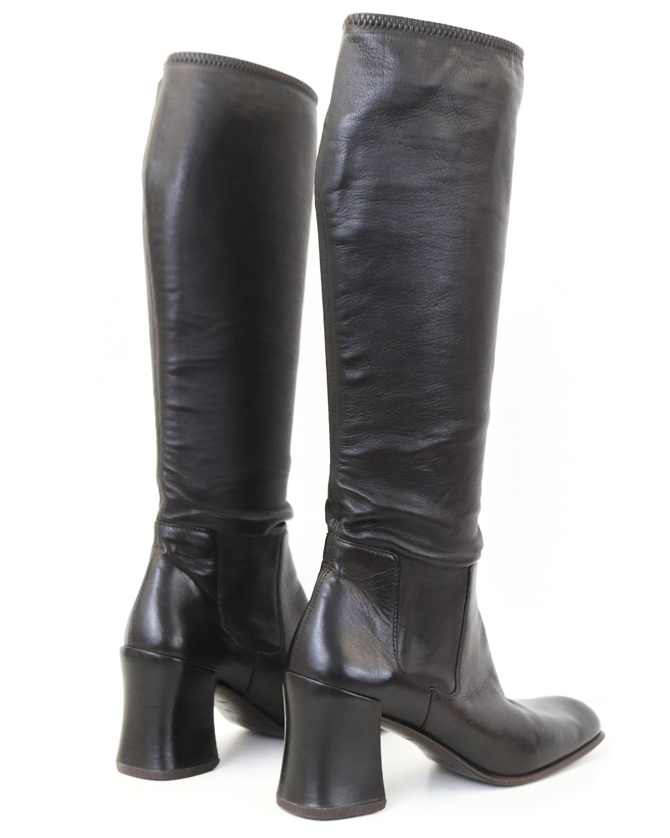 Vintage 1990s Prada Sock Boots As seen on Carolyn Bessette Kennedy / 38 (US 8)