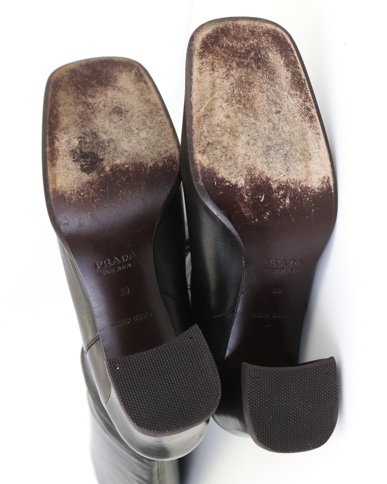 Vintage 1990s Prada Sock Boots As seen on Carolyn Bessette Kennedy / 38 (US 8)