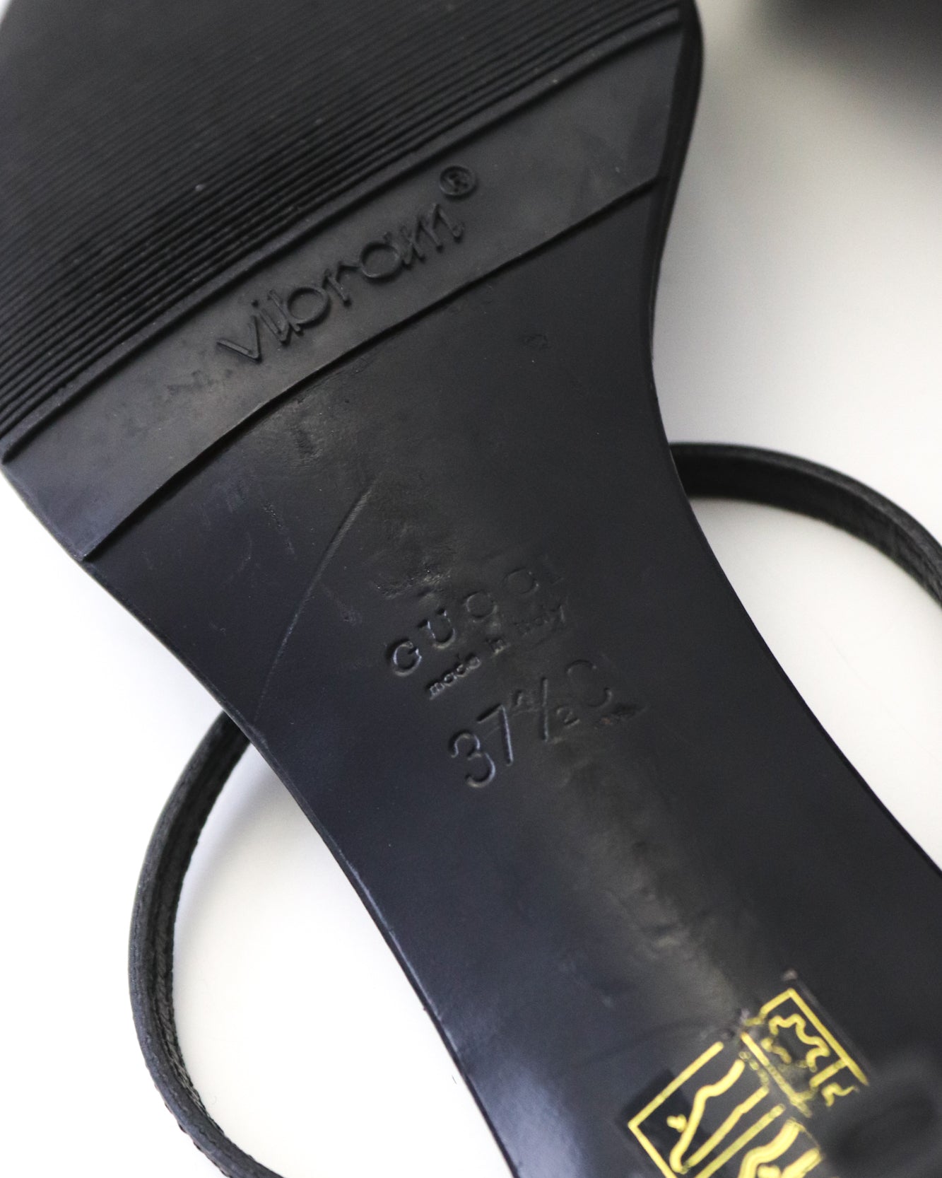 Vintage Gucci by Tom Ford Black Kitten Heel Mules Horsebit Detail / 37.5 (US 7.5)