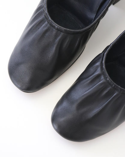 Celine S/S 2015 Phoebe Philo Runway Black Soft Ballerina Block Heels / 36 (US 6)