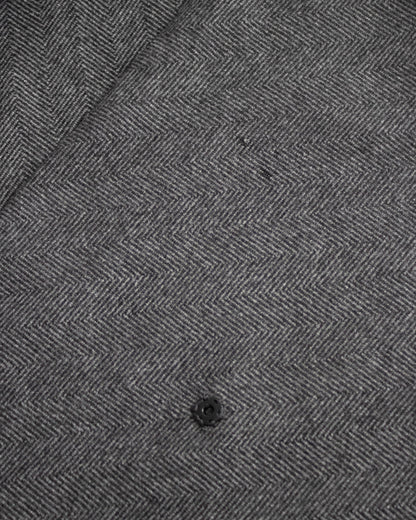 Vintage F/W 1998 Dolce&Gabbana Wool Herringbone Oversized Runway Shawl