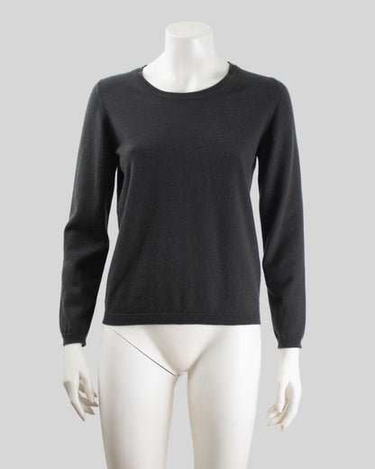 Margaret Howell Gray Charcoal Cashmere Sweater / 8 (S)