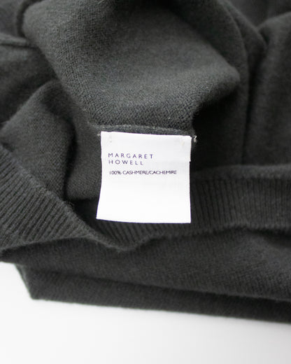 Margaret Howell Gray Charcoal Cashmere Sweater / 8 (S)