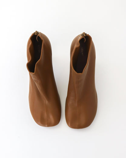 S/S 2017 Celine by Phoebe Philo Tan Leather Stretch Glove Boots / 36.5 (US 6.5)