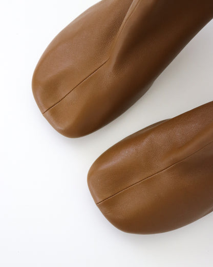 S/S 2017 Celine by Phoebe Philo Tan Leather Stretch Glove Boots / 36.5 (US 6.5)