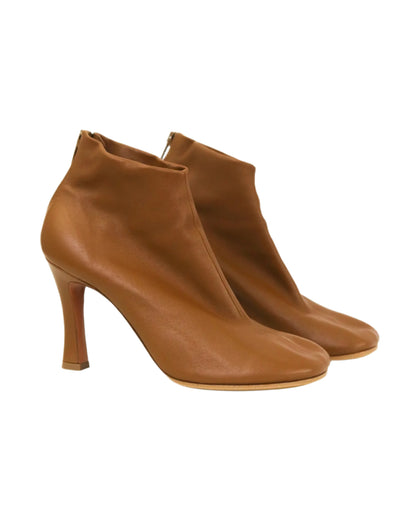S/S 2017 Celine by Phoebe Philo Tan Leather Stretch Glove Boots / 36.5 (US 6.5)