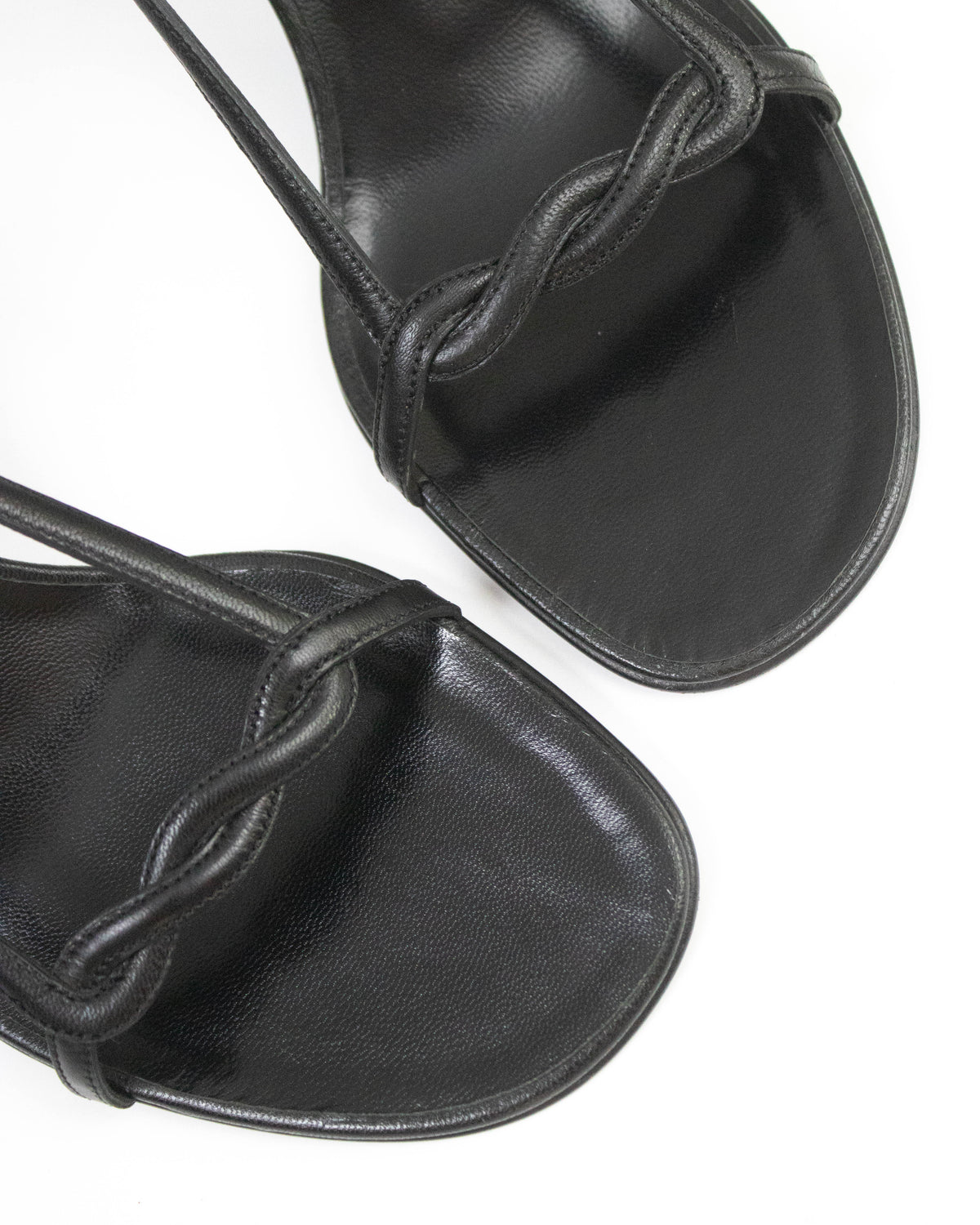 Vintage 1990s Gucci by Tom Ford Black Twisted Heels / 36 (US 6)