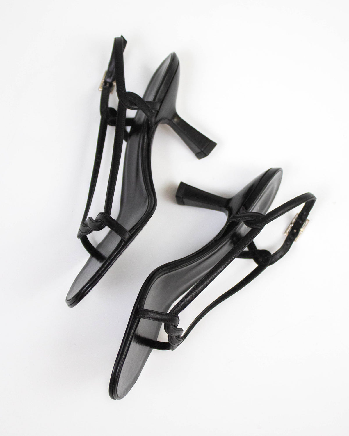 Vintage 1990s Gucci by Tom Ford Black Twisted Heels / 36 (US 6)