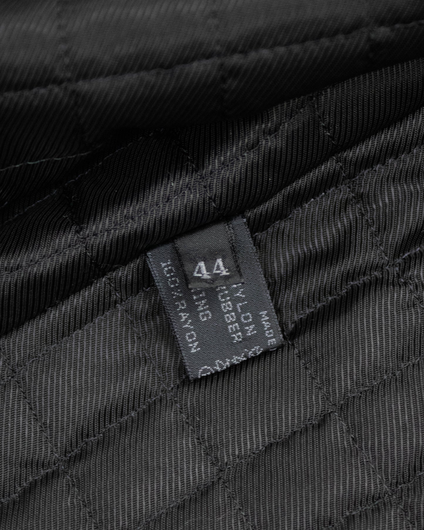 Vintage 1990s Prada Black Nylon Trench Coat As seen on CBK