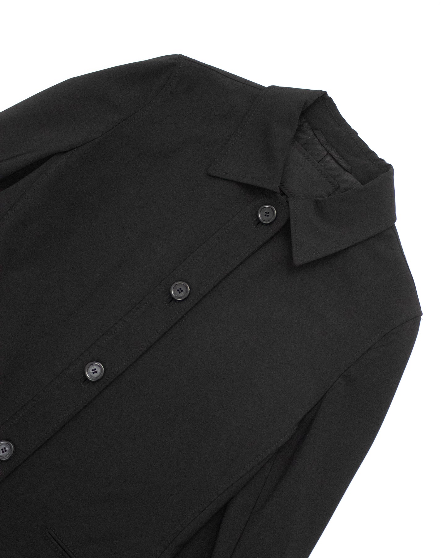 Vintage 1990s Prada Black Nylon Trench Coat As seen on CBK