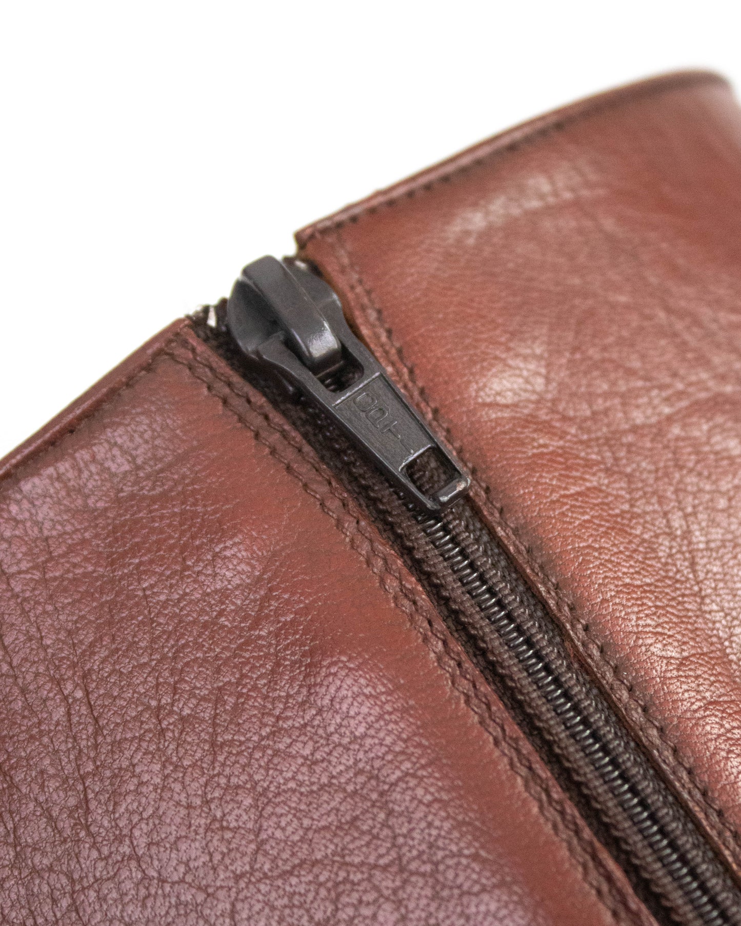 Vintage 1990s Prada Brown Block Heel Boots As seen on CBK / 37 (US 7)