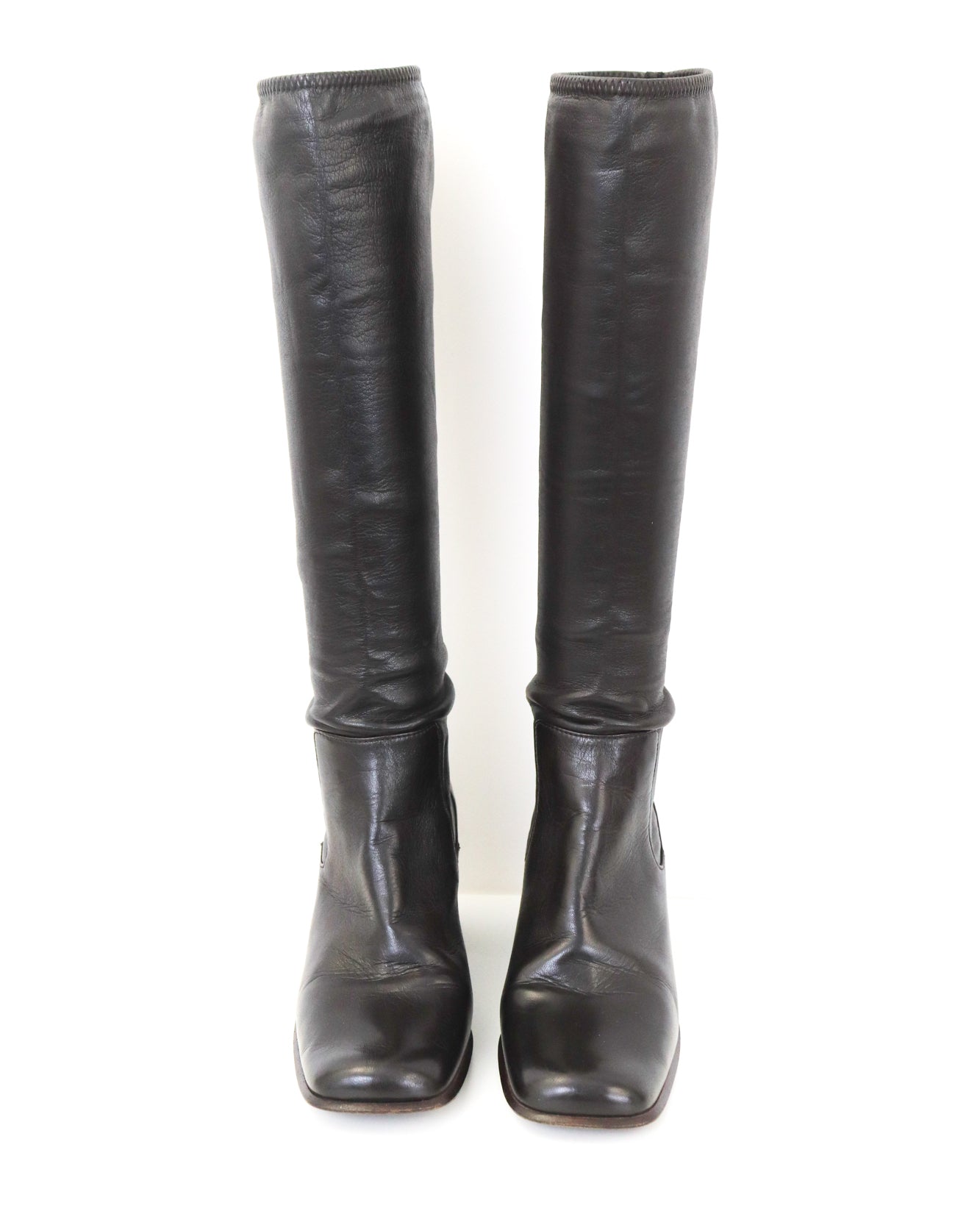 Vintage 1990s Prada Sock Boots As seen on Carolyn Bessette Kennedy / 38 (US 8)