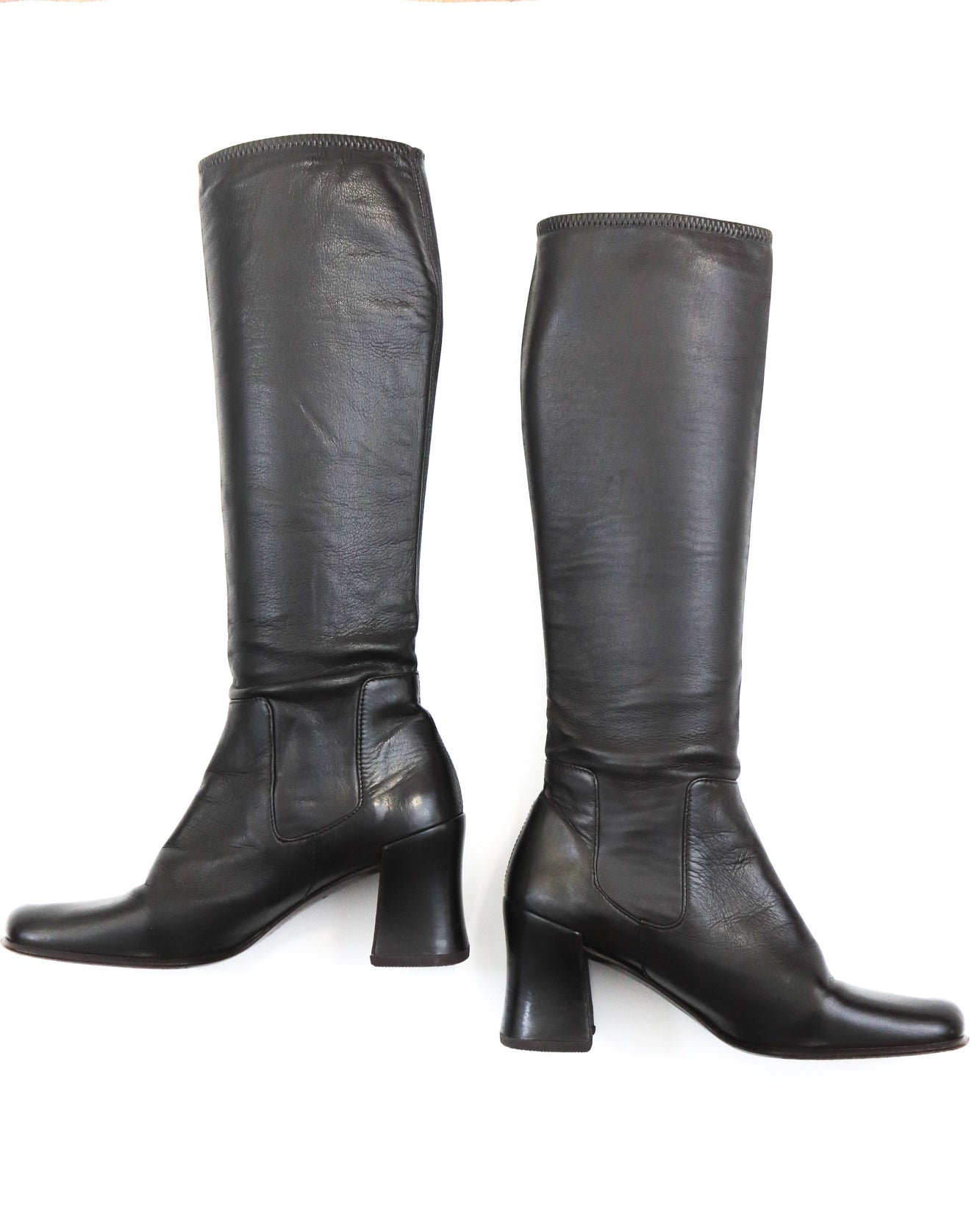 Vintage 1990s Prada Sock Boots As seen on Carolyn Bessette Kennedy / 38 (US 8)