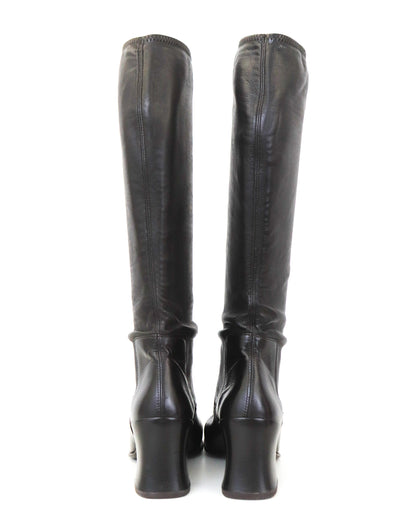 Vintage 1990s Prada Sock Boots As seen on Carolyn Bessette Kennedy / 38 (US 8)