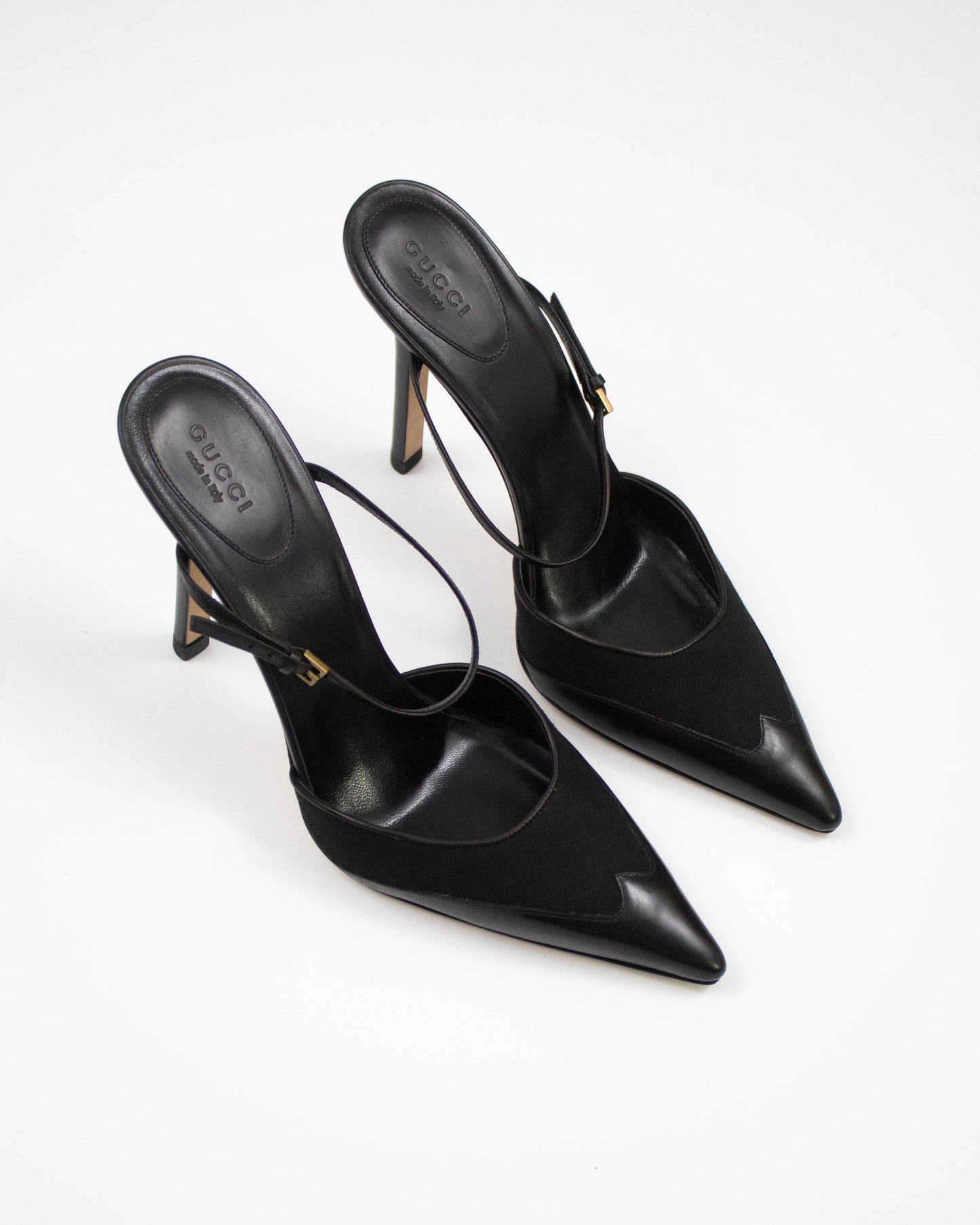 Vintage 2002 Gucci by Tom Ford Pointed Toe Mule Heels / 39 (US 9)