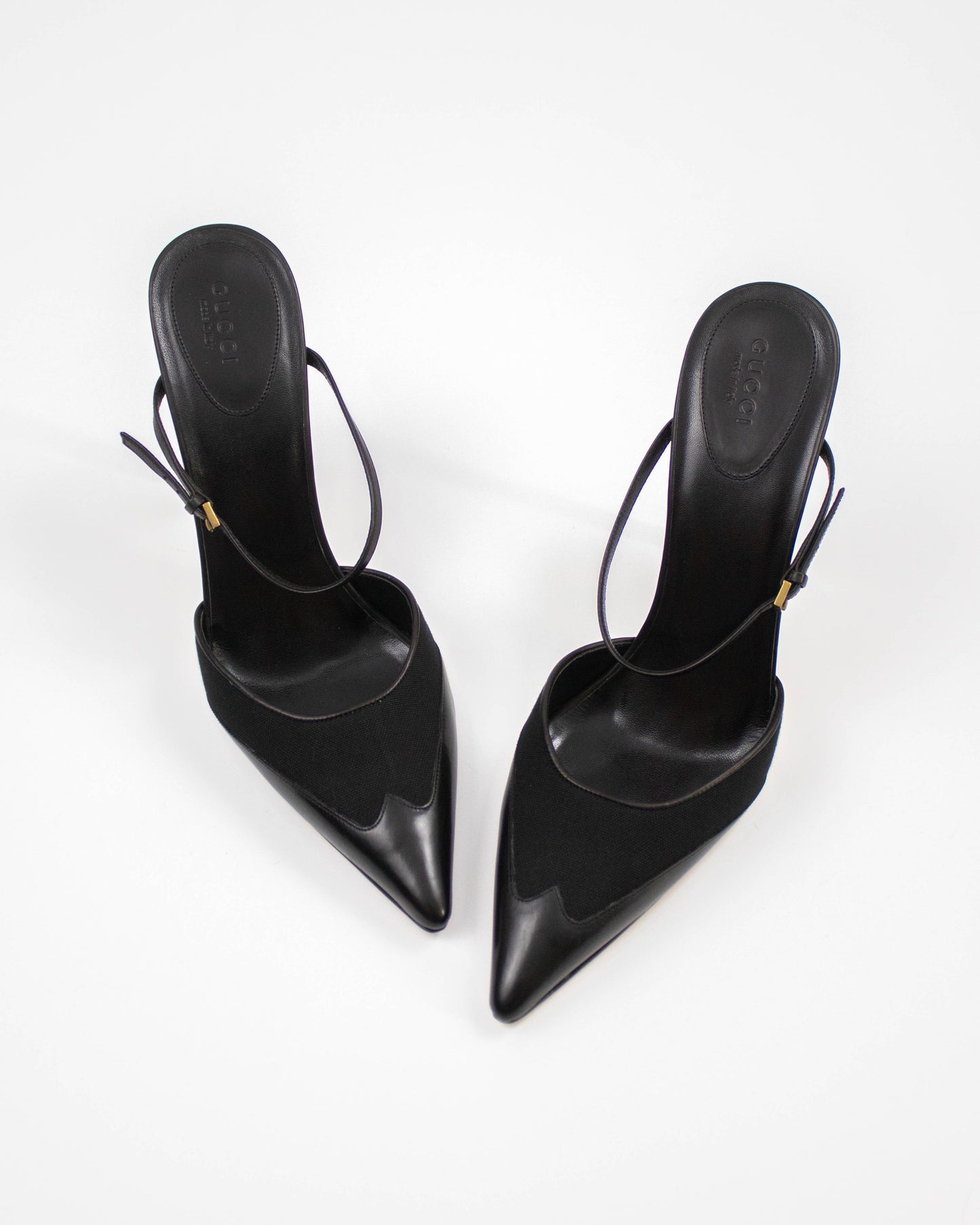 Vintage 2002 Gucci by Tom Ford Pointed Toe Mule Heels / 39 (US 9)