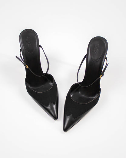 Vintage 2002 Gucci by Tom Ford Pointed Toe Mule Heels / 39 (US 9)