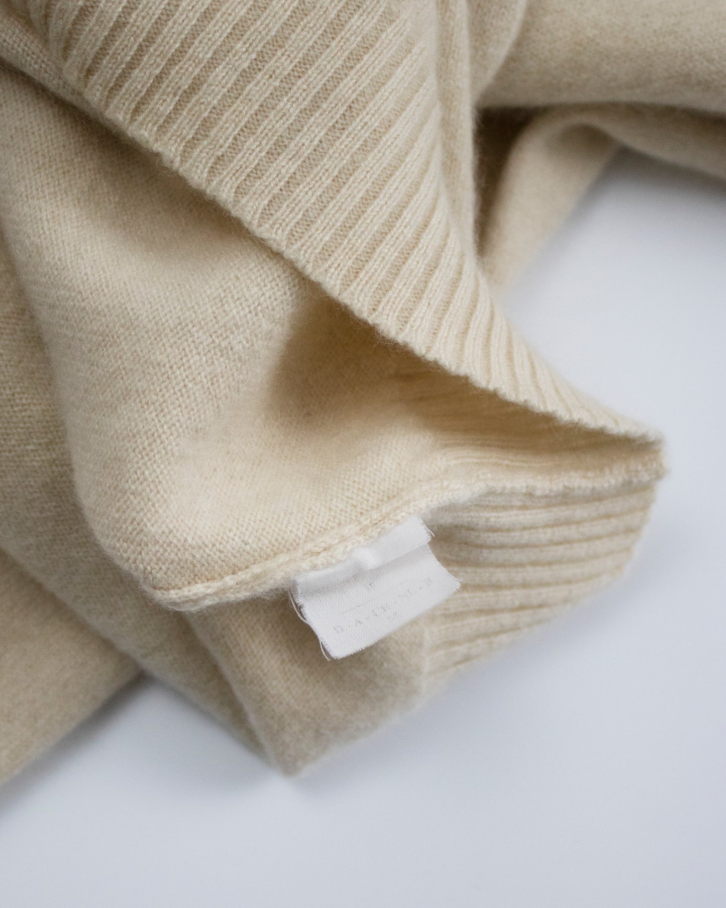 Vintage Brunello Cucinelli Light Peach Cashmere Sweater / S-M