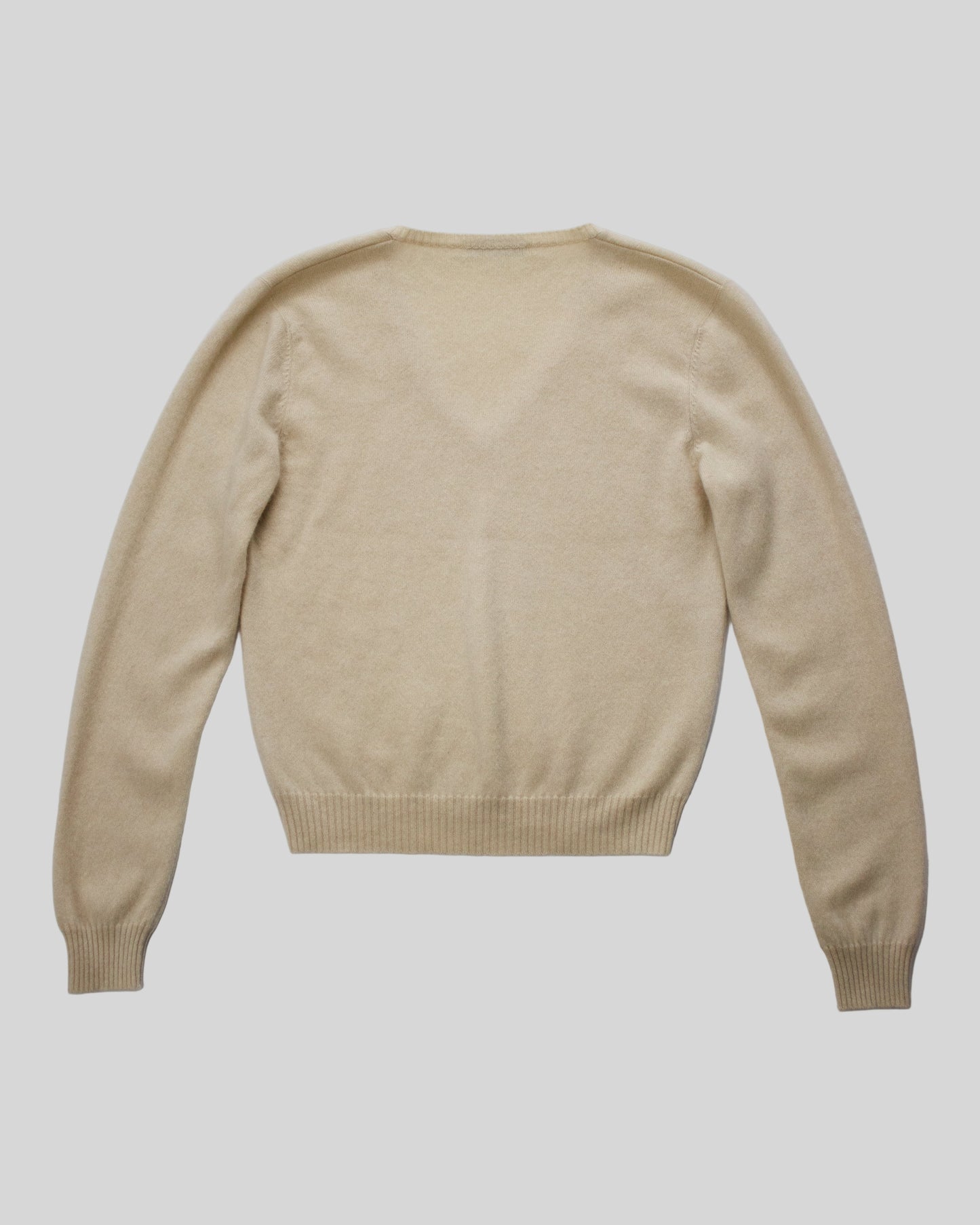 Vintage Brunello Cucinelli Light Peach Cashmere Sweater / S-M