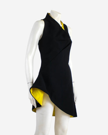 Vintage F/W 1991 Gianni Versace Couture Sculpted Silk Runway Dress / IT 40 (XS-S)