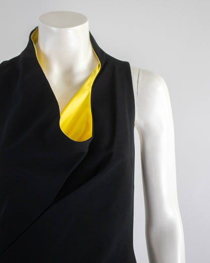 Vintage F/W 1991 Gianni Versace Couture Sculpted Silk Runway Dress / IT 40 (XS-S)