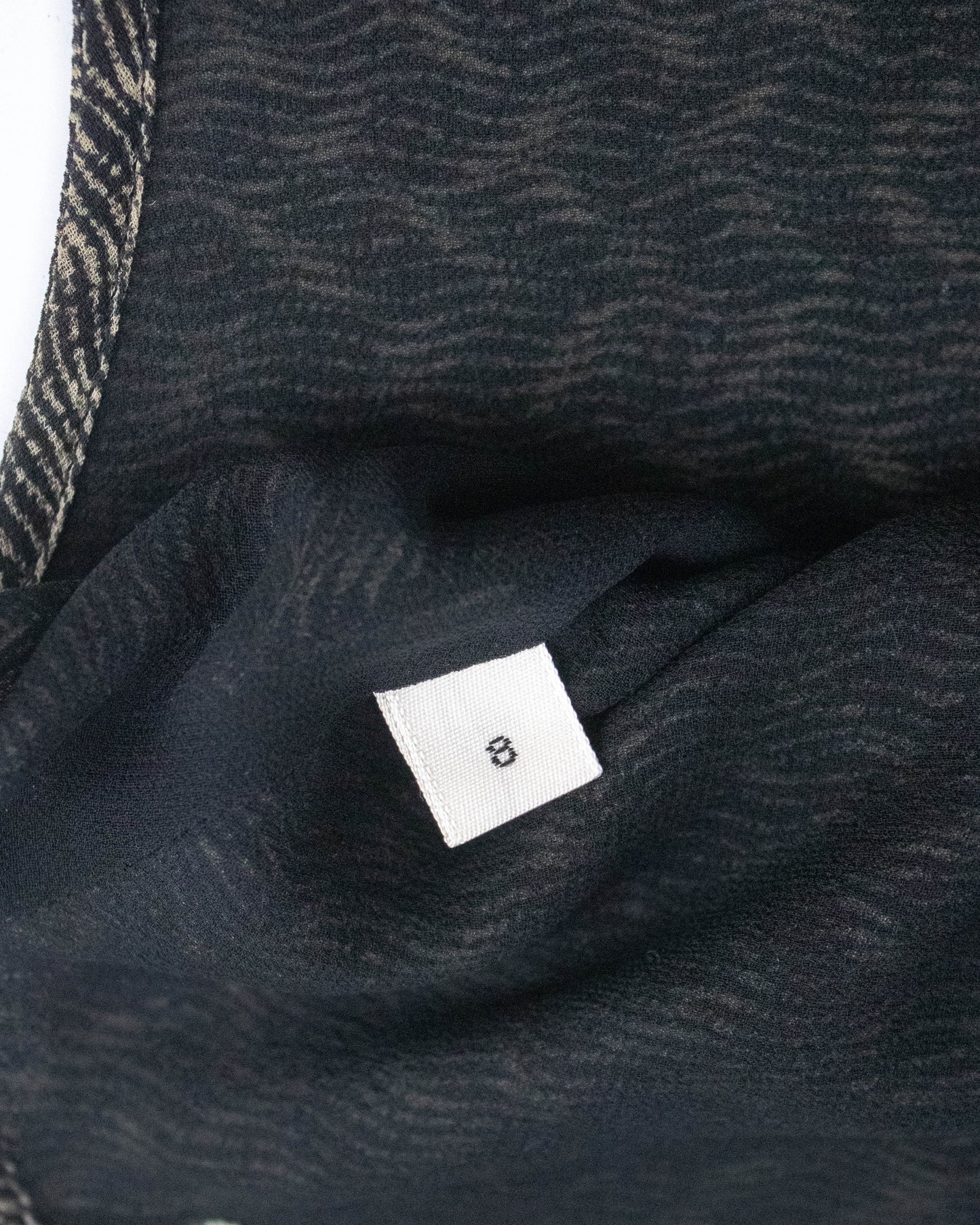 Vintage F/W 1994 Calvin Klein Collection Gray Silk Sheer Dress / S-M