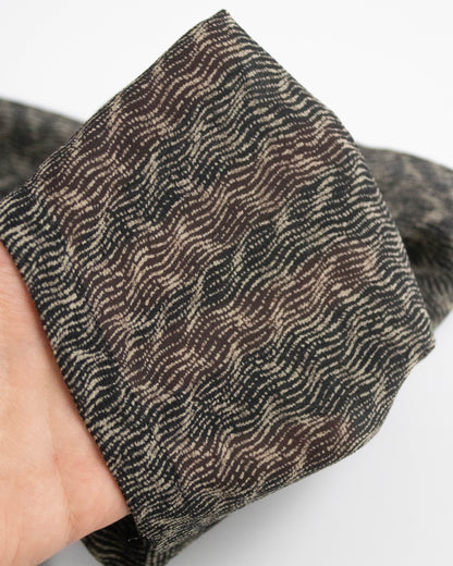 Vintage F/W 1994 Calvin Klein Collection Gray Silk Sheer Dress / S-M