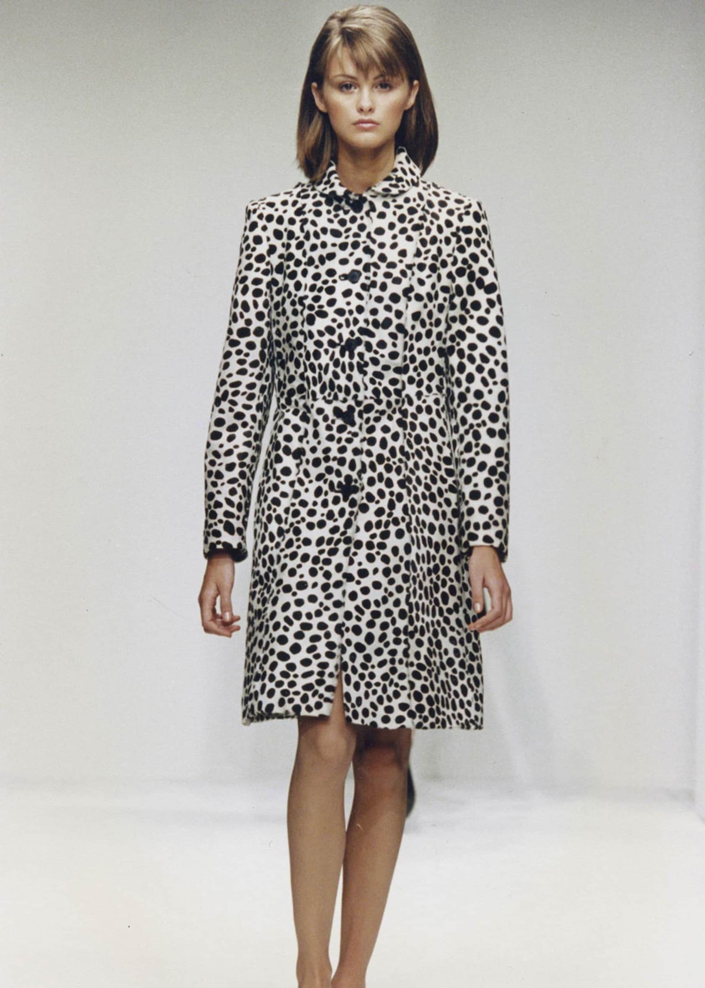 Vintage F/W 1995 Prada Dalmatian Pony Hair Loafers As seen on Carolyn Bessette Kennedy