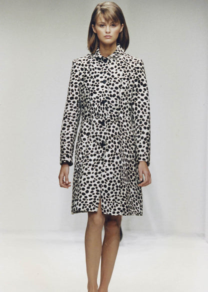 Vintage F/W 1995 Prada Dalmatian Pony Hair Loafers As seen on Carolyn Bessette Kennedy