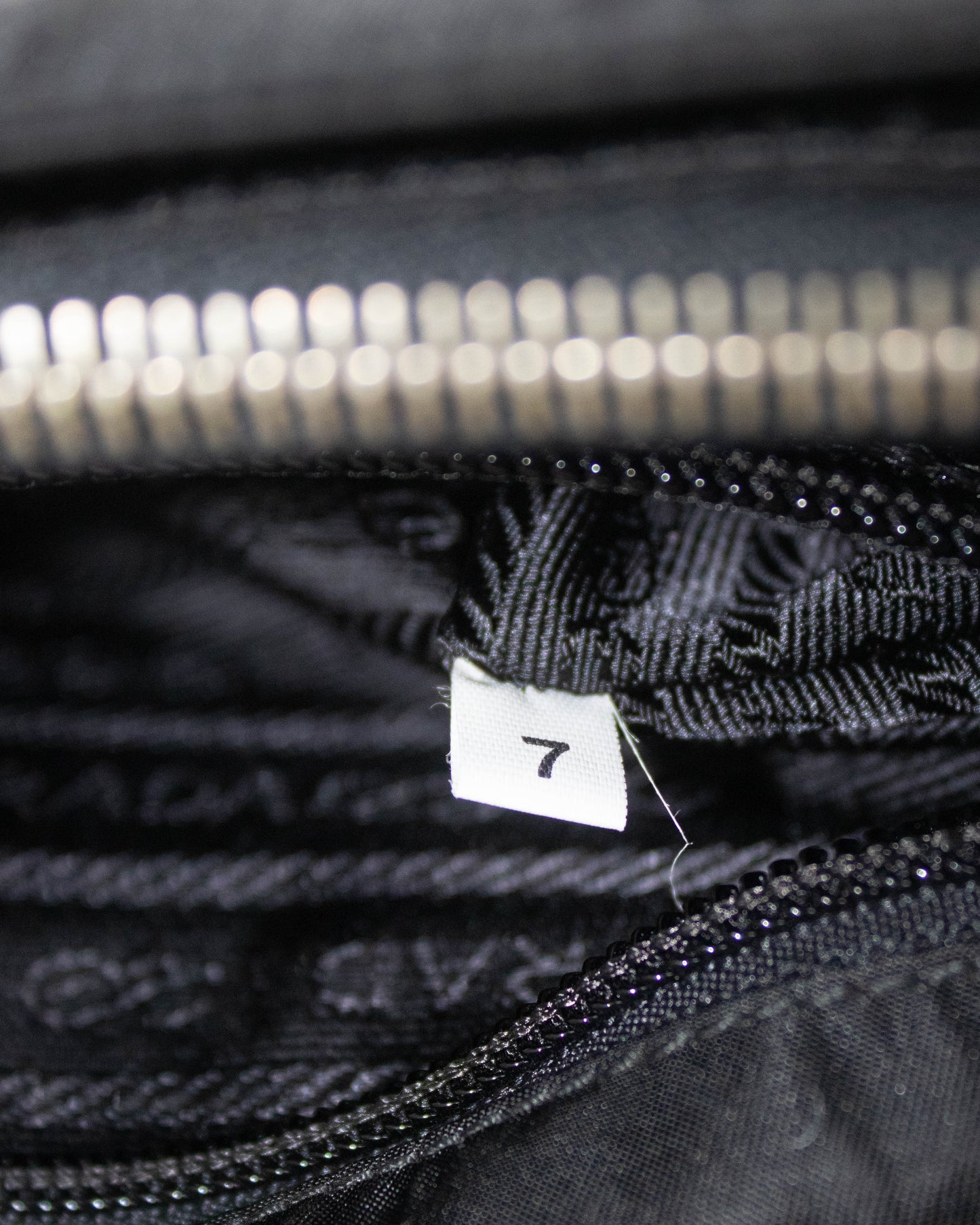Vintage F/W 1996 Prada Black Nylon Shoulder Bag
