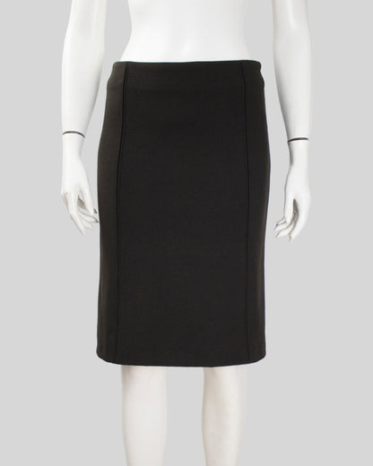 Vintage F/W 1996 Prada Brown Nylon Pencil Skirt / IT 40 (XS-S)