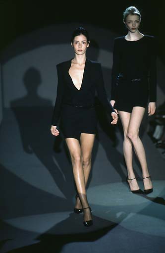 Gucci heels with metal heels  from Fall 1997 collection runway