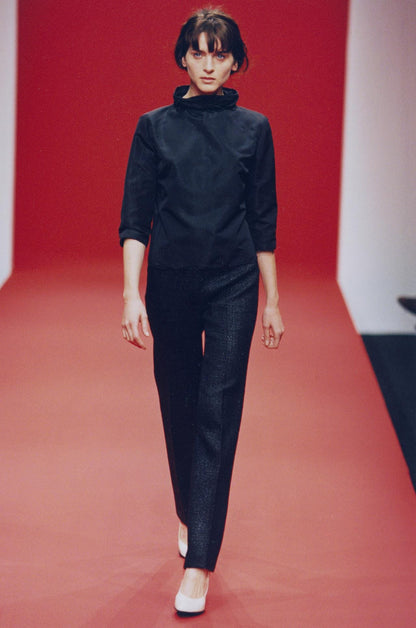 Vintage F/W 1998 Miu Miu Prada Wool Nylon High Waist Dress Pants / IT 42 (S)