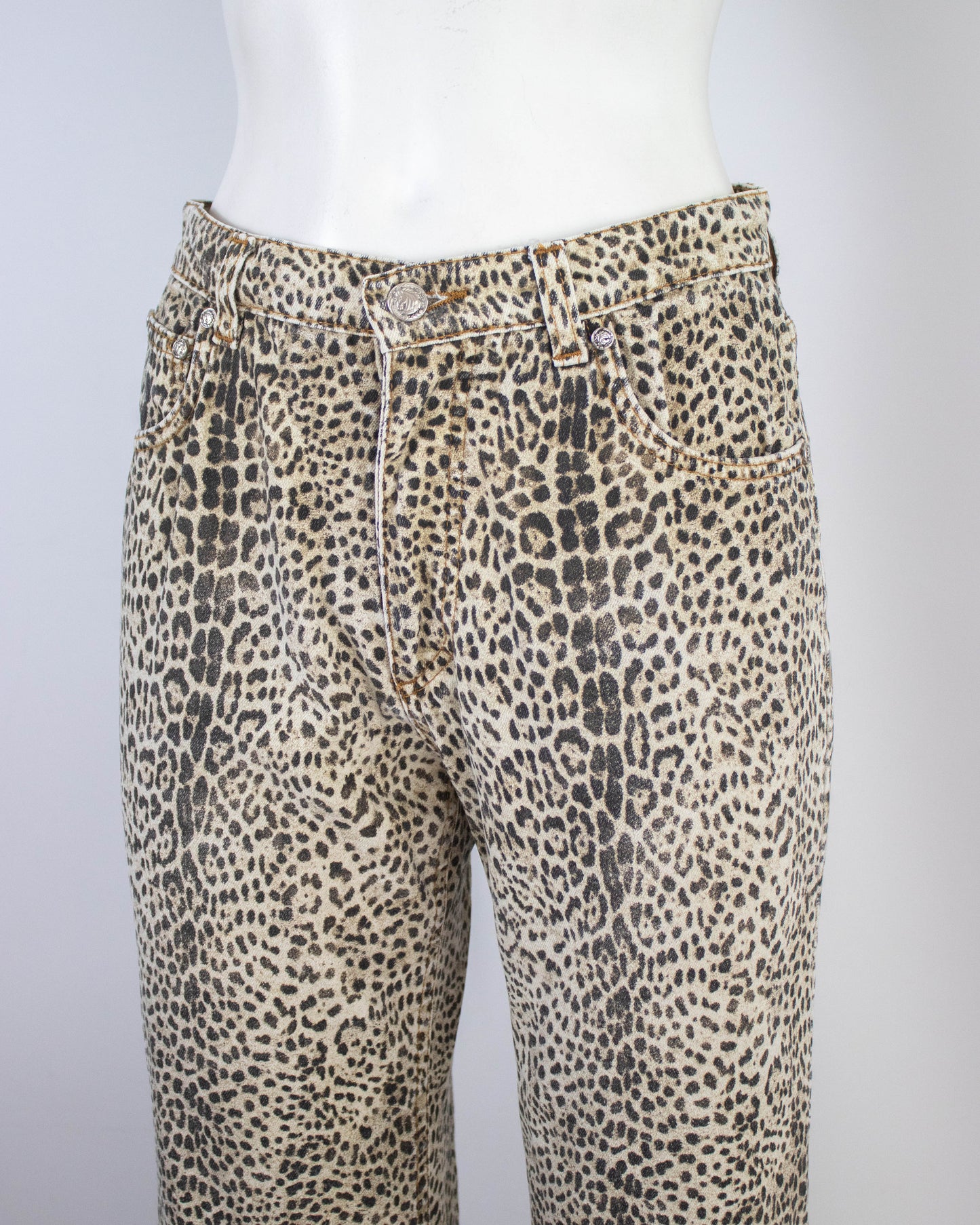Vintage F/W 1998 Roberto Cavalli Animal Print Pants / XS