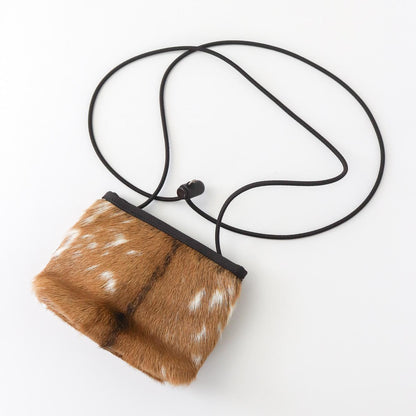 Vintage F/W 1999 Miu Miu Prada Real Fur Mini Crossbody Bag Small Pouch