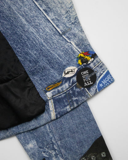 Vintage F/W 2001 Christian Dior by John Galliano Trompe L'Oeil Fur Collar Jacket / S