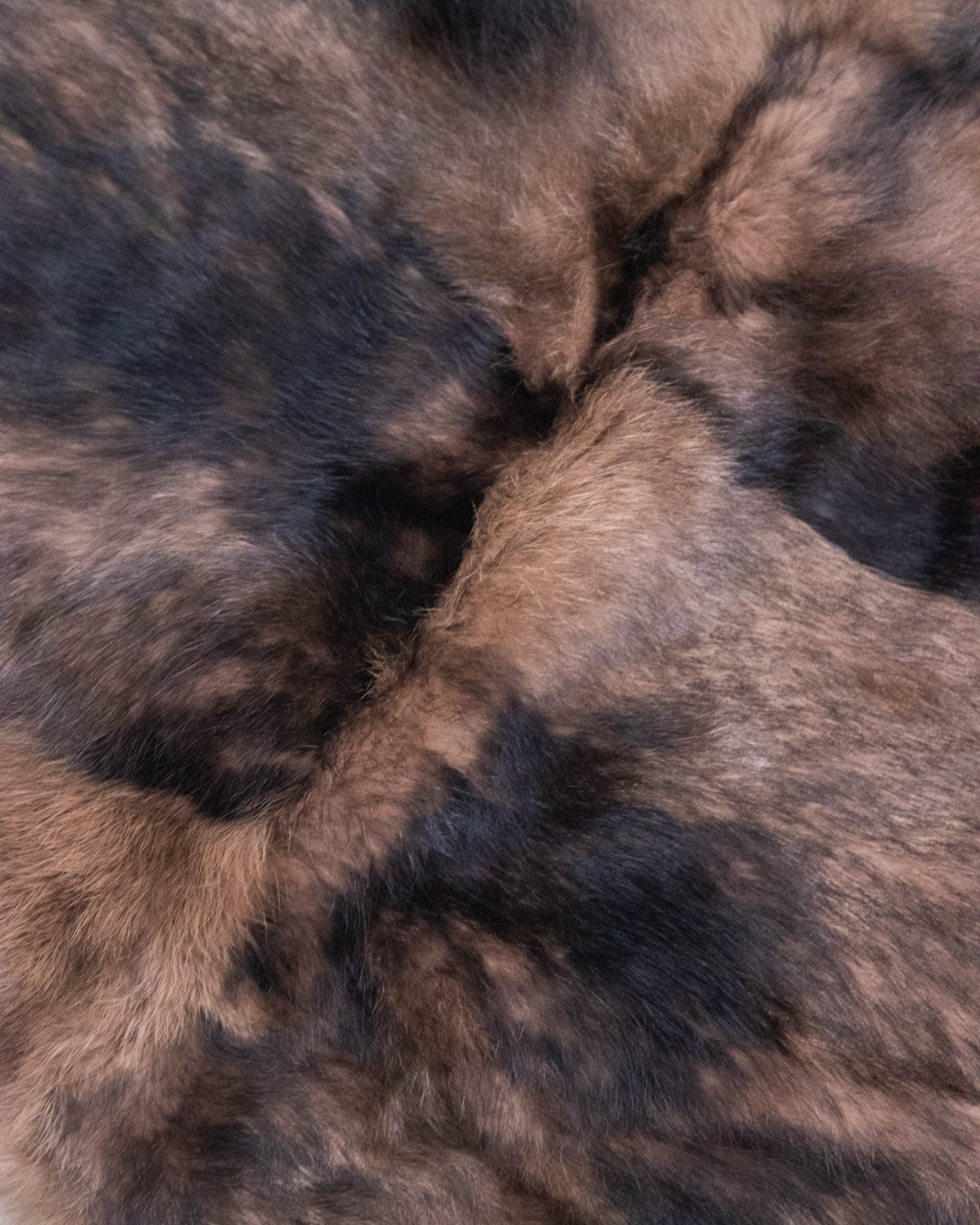 Vintage F/W 2003 DKNY Donna Karan Rabbit Fur Cape Coat / S