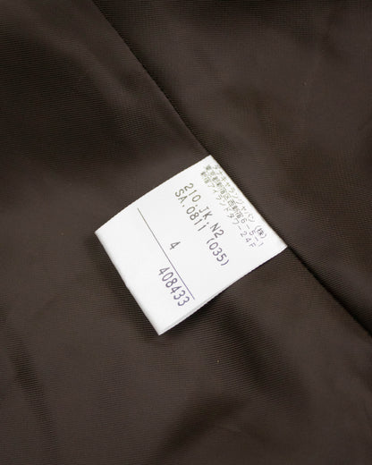 Vintage F/W 2003 DKNY Donna Karan Rabbit Fur Cape Coat / S