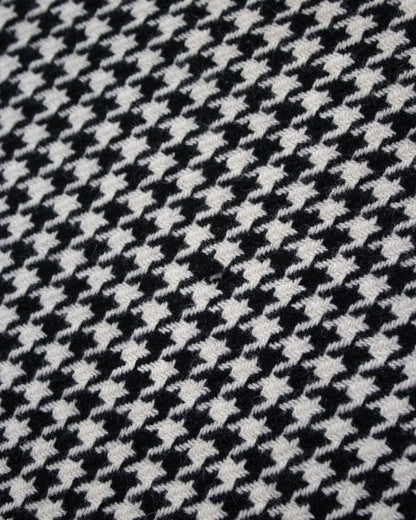 Vintage F/W 2003 Yohji Yamamoto Wool Houndstooth Long Runway Skirt / XS-S