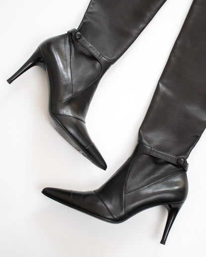 Vintage F/W 2005 Chanel Thigh-High Iconic Runway Boots / As seen in The Devil Wears Prada / 36.5 (US 6.5)