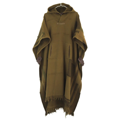 Vintage F/W 2006 Ralph Lauren Collection Purple Label Wool Poncho Cape Runway Coat