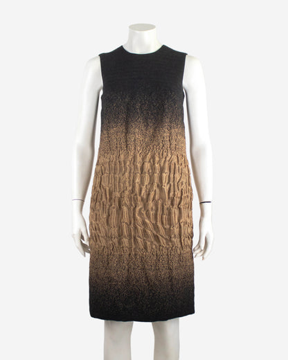 Vintage F/W 2007 Prada Ombré Crinkled Runway Dress / XS-S