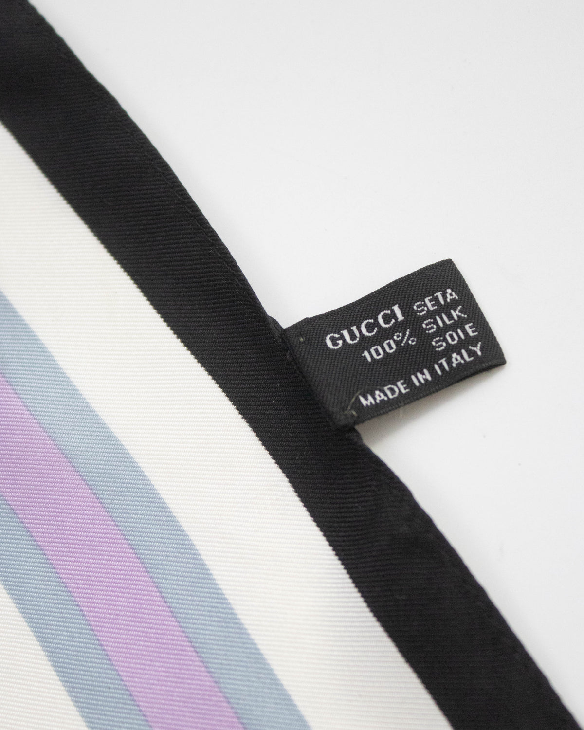 Vintage Gucci Resort 2009 Silk Seashell Print Scarf Tie Top
