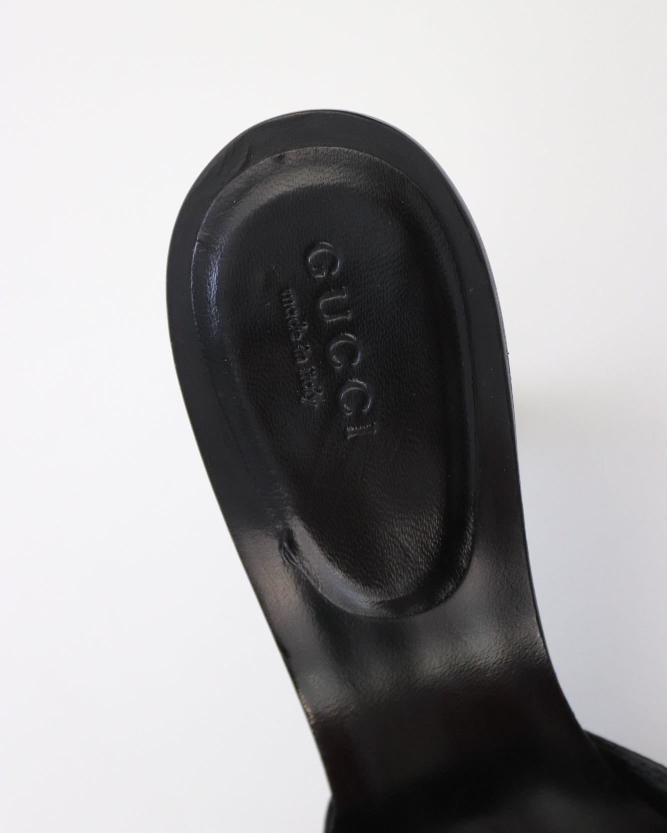 Vintage Gucci by Tom Ford Black Mule Heels Horsebit Detail / 36 (US 6)