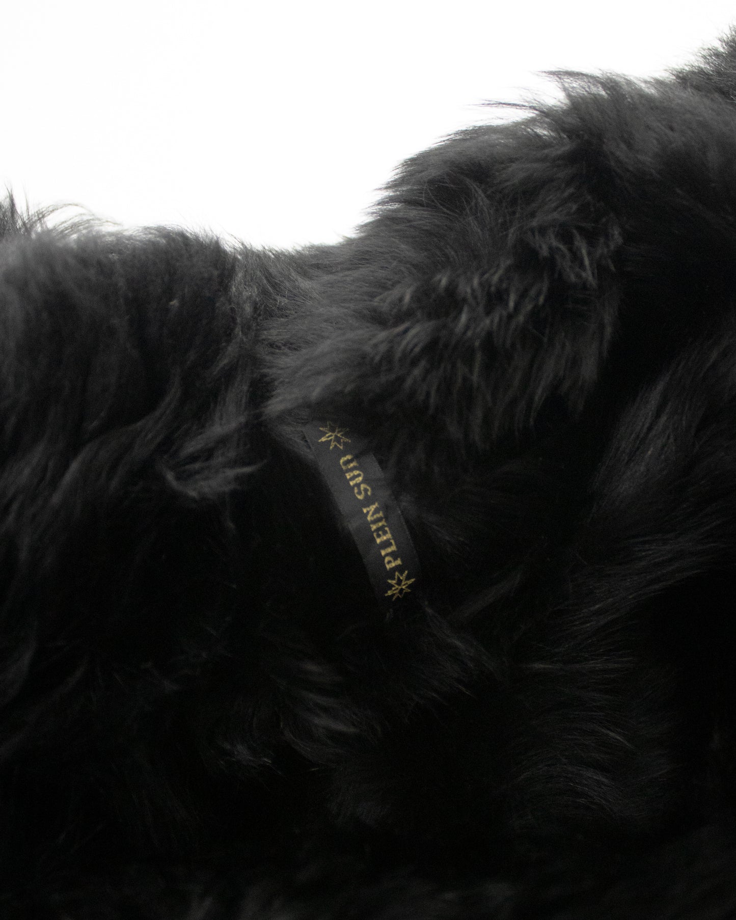 Vintage Plein Sud Black Leather Shearling Jacket / IT 40 (XS)