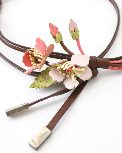 Vintage Prada Floral Applique Necklace Choker