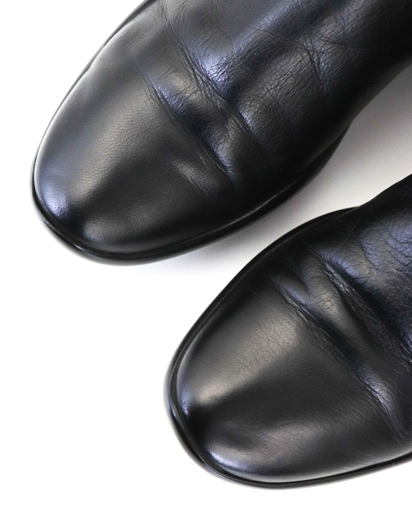 Vintage Prada Linea Rossa Leather Moto Boots / 36.5-37 (US 6.5-7)