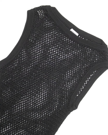 Vintage S/S 1994 Rifat Ozbek Runway Spiky Mesh Mini Dress / S