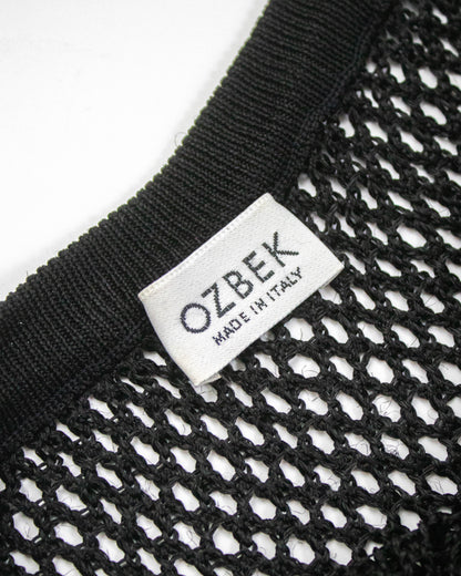 Vintage S/S 1994 Rifat Ozbek Runway Spiky Mesh Mini Dress / S